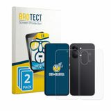 BROTECT - Screenprotector voor Xiaomi Poco X8 Pro Max (Voor+Achter) - Folie Beschermfolie transparant 2 Stuks