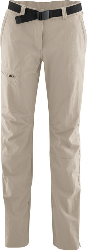 Maier Sports Inara Slim lange broek Dames Regular beige 46 regular 2018 Trekking- & Wandelbroeken