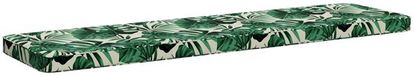 vidaXL - 1-delig - Coussin de banc - VUGHT - 100% Polyester - Motif feuilles