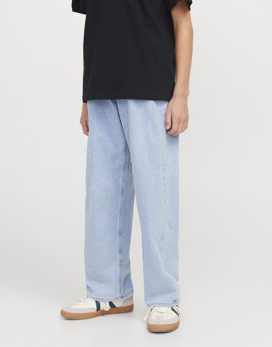 JACK&JONES Jongens T-shirt JJEBRADLEY GRAPHIC TEE SS O-NECK JNR Zwart Katoen Maat 128