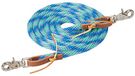Weaver Leather Polytouw, 0,95 cm x 2,4 m, mint/lavendel/Frans blauw
