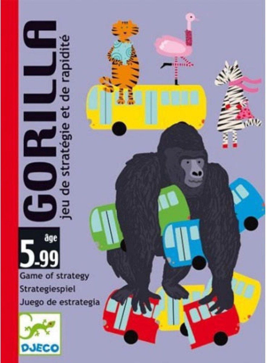 djeco Kaartspel | Gorilla | 3 tot 5 spelers