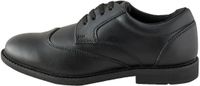 Next - Jongens - Nette leren schoolschoenen met elastische veters - Zwart