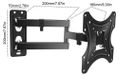 StarTech TV-beugel - Zwenkbare TV-beugel - Geschikt voor televisies van 43-140 cm - Uitschuifbare arm - Kantelbaar en draaibaar