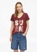 s.Oliver T-shirt met vlamgarenstructuur en print