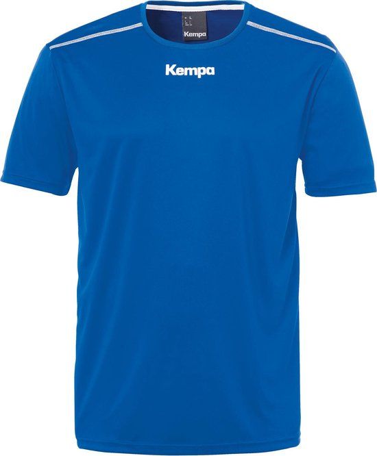 Kempa Poly Sportshirt performance - Maat S - Mannen - blauw