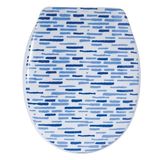MSV WC-bril, blauw, 45,5 x 37 x 5 cm, 42 stuks