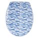MSV WC-bril, blauw, 45,5 x 37 x 5 cm, 42 stuks