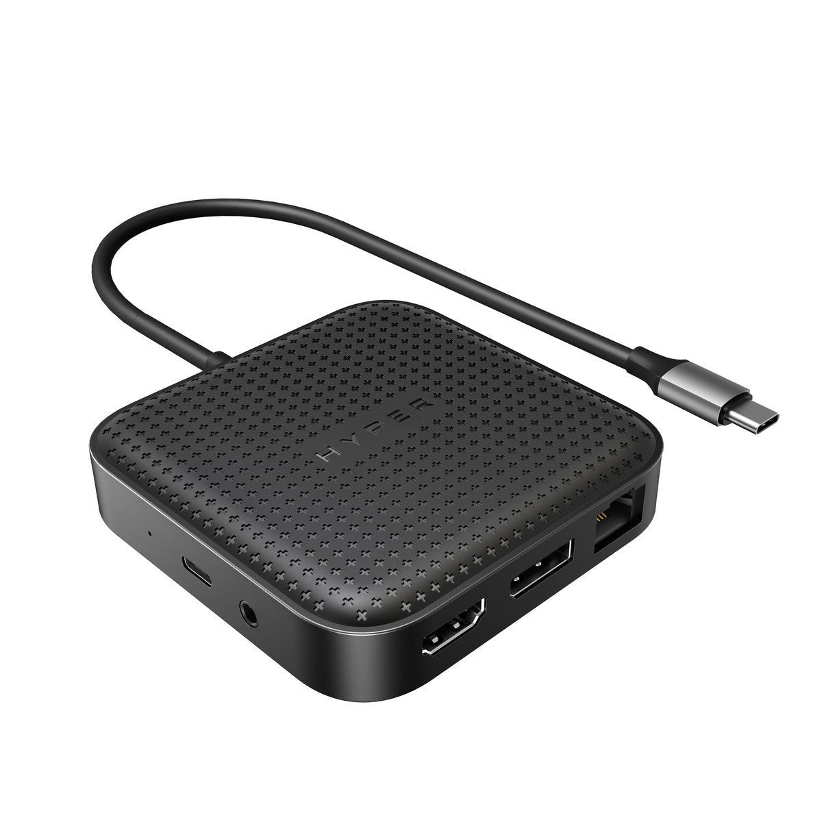 Hyper HD583-GL - Docking Station - USB-C - 2x USB 3.2 Gen 1, HDMI, DP, Thunderbolt 4, Ethernet - 85W PD - Zwart