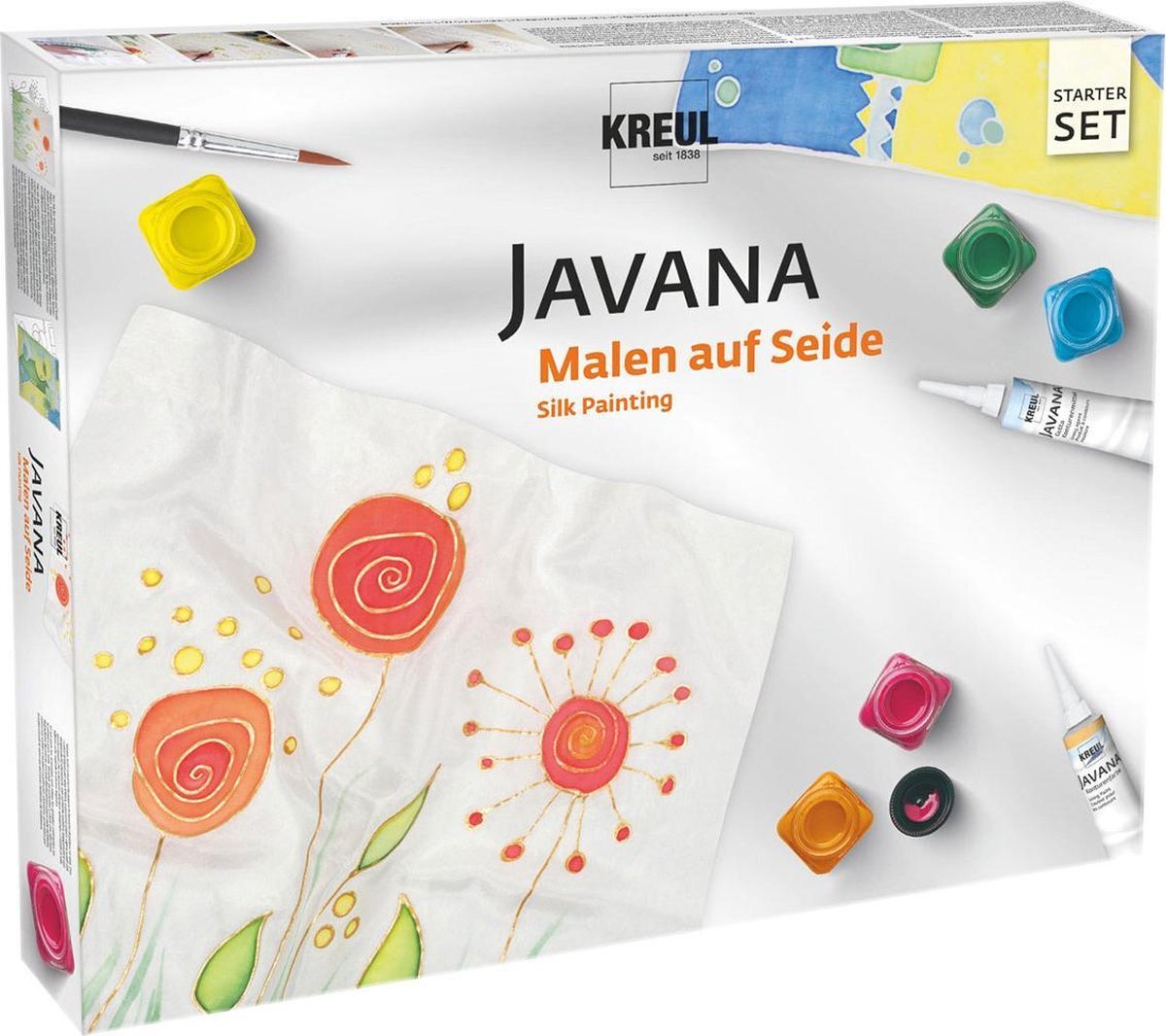 Javana zijdeverf starter set