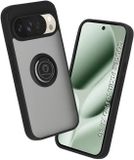 Techsuit Hoesje geschikt voor Google Pixel 10 Pro XL - Glinth Back Cover met ring en magneet - Zwart