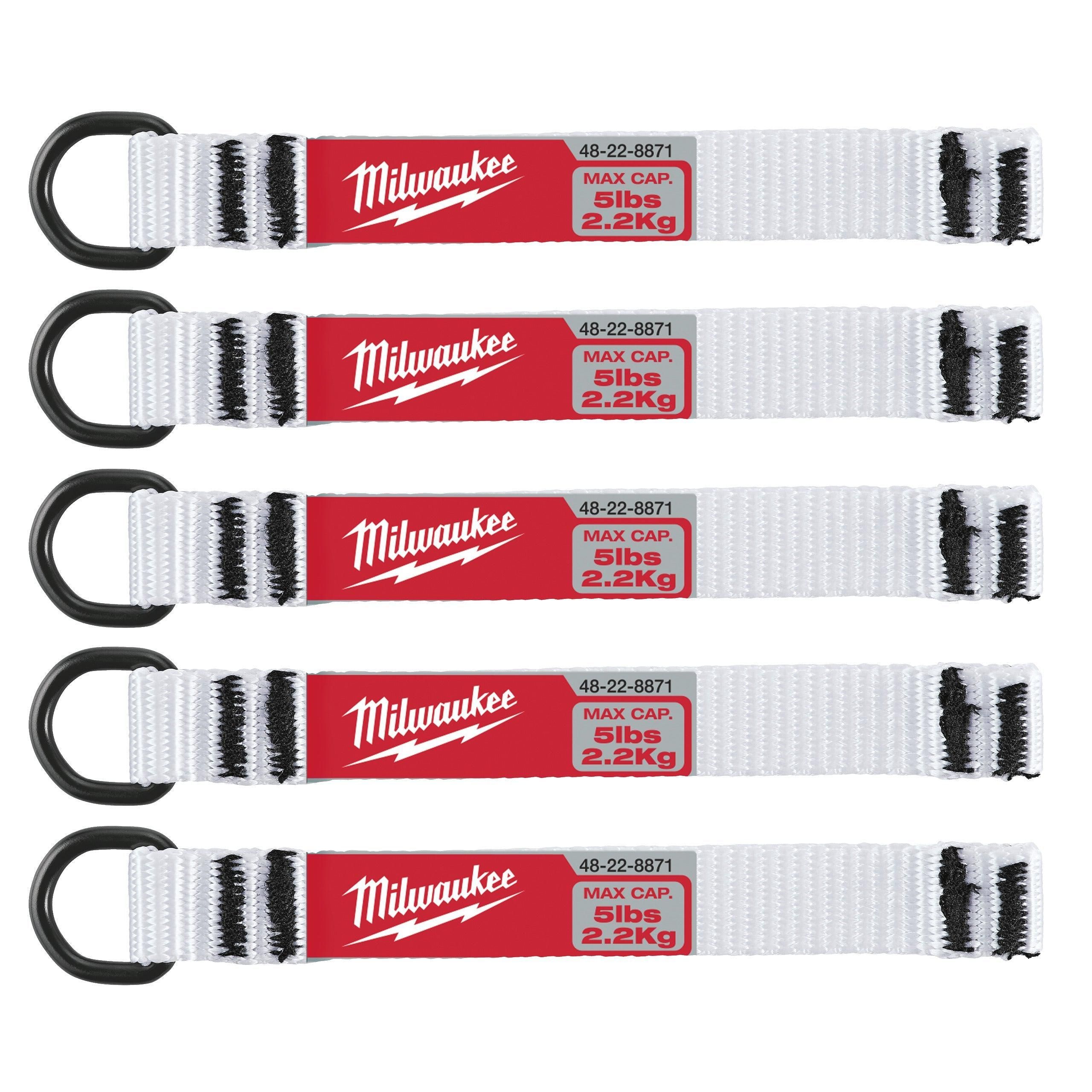 Milwaukee 2.25kg D-Ring web attachment - 5 stuks