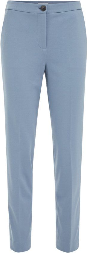 WE Fashion Dames slim fit pantalon met stretch