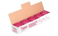 Jovi - Vloeibare tempera, Doos van 5 potten van 35 ml, Kleur Magenta, Verf op basis van natuurlijke ingrediënten, Gemakkelijk te wassen, Glutenvrij, Ideaal voor schoolgebruik (50308)