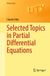 Selected Universitext Selected Topics in Partial Differential Equations Paperback