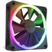 NZXT F120 RGB-ventilatoren - RF-R12SF-B1 - Geavanceerde RGB-verlichtingsaanpassing - Fluisterstille koeling - Single (RGB-ventilator en controller VEREIST & NIET INBEGREPEN) - 120 mm ventilator