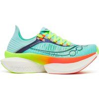 Saucony Endorphin Elite 2 Wedstrijdschoen Unisex-turkoois, oranje, Maat 43