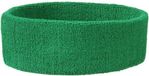 Merkloos / Sans marque Gustav Daiber Gmbh Sportdag hoofd zweetbandjes groen 5x