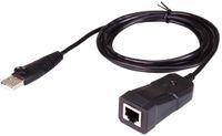 Aten UC232B-AT USB 2.0-adapter Straight USB Type A - RJ45 Zwart