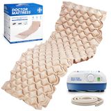 AIESI® DOCTOR MATTRES Anti-decubitus matras met instelbare compressor met wisselcyclus, 130 cellen, capaciteit 150 kg, ultrastil, stalen haken
