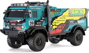 WonkyCars - Rally Truck Thunder Light – 27 MHz - LED verlichting - Radiografisch bestuurbare race vrachtauto met Verlichting (1:24)