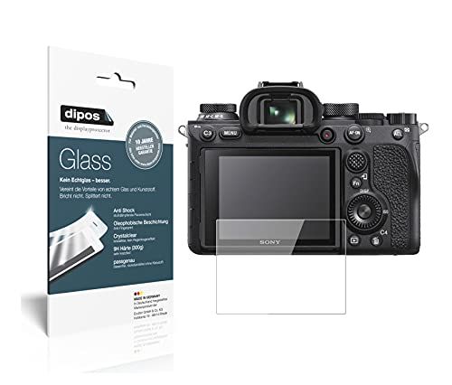 dipos I 9H pantserfolie, compatibel met Sony Alpha 7R, beschermfolie, displayfolie