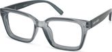 Vista Bonita Lunettes de lecture YUGO +4.00 Ocean Blue Filtre lumière bleue Rectangulaire Flex-branches Inclus étui et chiffon