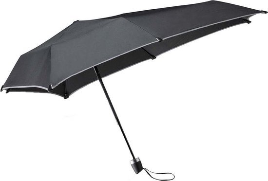 senz Senz Mini Foldable Storm Paraplu Black Reflective