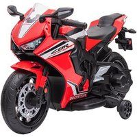 Turbo Challenge Honda CBR1000RR zwart en rood elektrisch voertuig voor kinderen