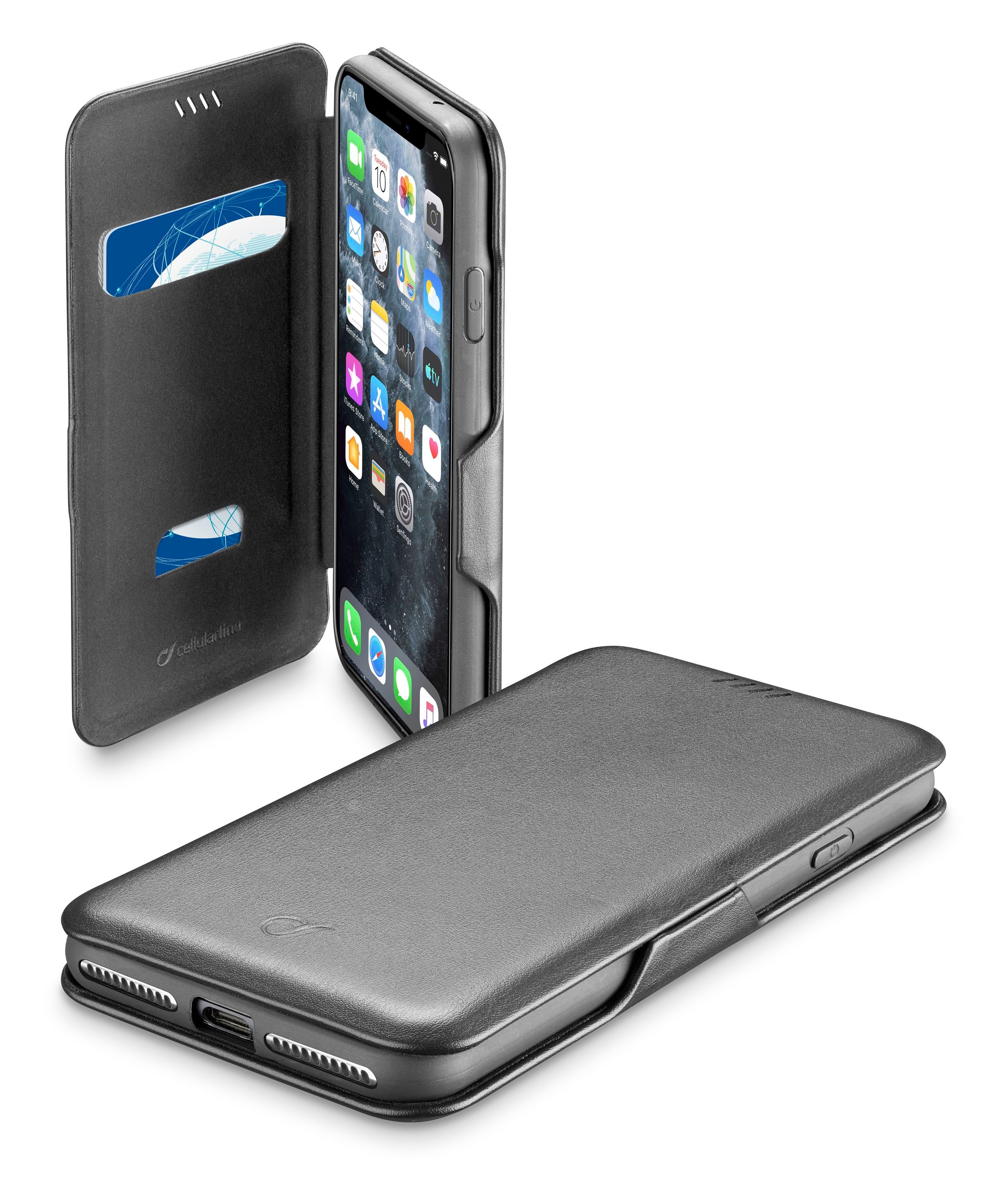 CellularLine BOOKCLU2IPHXIMAX - Back Cover - Apple iPhone 11 Pro Max - Black