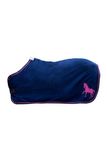 HKM Mini paardendekens donkerblauw 85