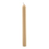 Cereria Di Giorgio Gekleurde pasta kaarsen, paraffinewas, beige, 1,9 cm, 12 stuks