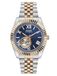 Guess Connoisseur GW0984G5 Heren roestvrij staal 42mm tweekleurig 5 bar horloge met blauwe wijzerplaat