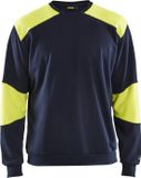 Blåkläder Sweat-shirt ignifuge 3458-1762 - Marine/Haute Visibilité Jaune - S