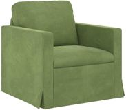 vidaXL Bank Lichtgroen 78 x 78 x 80 cm Fluweel