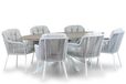 Santika Furniture Santika Tendenza/Panama 220 cm dining tuinset 7-delig