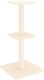 vidaXL Kattenmeubel met sisal krabpalen 73 cm crèmekleurig