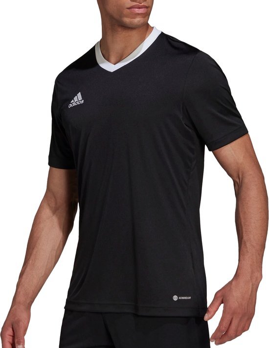 Adidas Entrada22, Voetbal T-shirt, Zwart, XL, Man