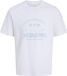 JACK & JONES JORNANTUCKET GRAPHIC TEE SS CN FST T-shirt Homme Taille S Blanc