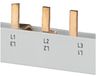 Siemens 5ST3645 Rail de distribution mâle, connexion 16 mm² : 4x contact de sécurité 3 phases Rail de distribution à broches 10 pièce(s)