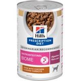 Hill's Prescription Diet Gastrointestinal Biome met kip 24x354 g