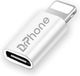 DrPhone VoltSync C2L - Lightning naar USB C Vrouwelijk Adapter