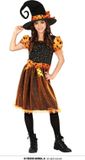 Fiestas Guirca Heks Oranje Kostuum Meisjes 5-6 Jaar