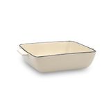 Quid Cocco vierkante ovenschaal, aardewerk, 20 x 16,5 x 27 cm, magnetronbestendig, ovenbestendig