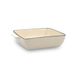 Quid Cocco vierkante ovenschaal, aardewerk, 20 x 16,5 x 27 cm, magnetronbestendig, ovenbestendig