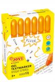 Jovi Neon Gelpotloden Marker 12 Stuks Oranje