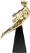 Kare Design Deco Figuur Jumper, Goud, Polyresin, 37 cm