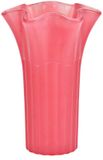 Atmosphera Bloemenvaas - roze - D16 x H25 cm - glas