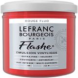 Lefranc Bourgeois Flashe acrylverf, pot 125 ml, neonrood