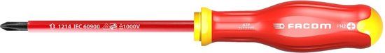 Facom PROTWIST® Phillips® Schroevendraaier PH 1 x 100mm Geïsoleerd 1000V